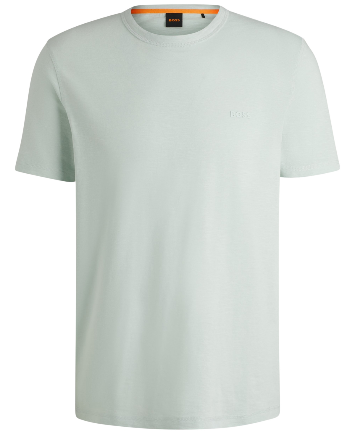 Hugo Boss Oversize-fit All-gender T-shirt In Cotton With Logo Label In Green