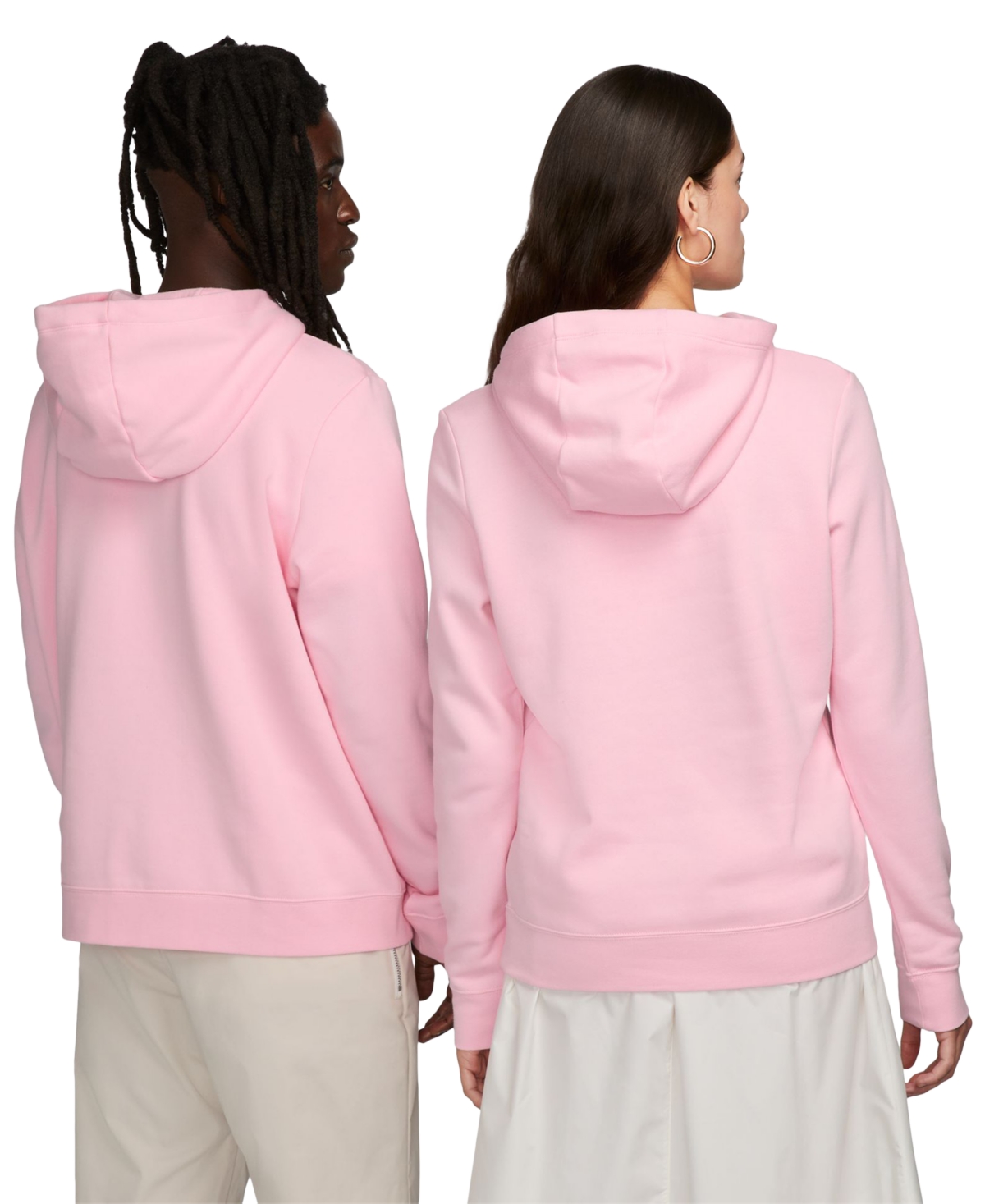 Nike Women's Sportswear Club Fleece Pullover Hoodie In Pink