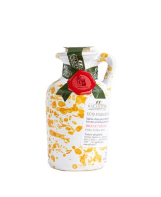 Zia Pia - Frantoio Galantino Fantasia Extra Virgin Olive Oil Ceramic - Yellow 100ml