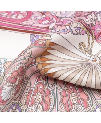 Venetian Fan - Silk Bandana for Women
