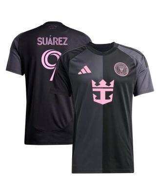 adidas - Men's Luis Suarez Black Inter Miami CF 2025 The Fortitude Kit Replica Player Jersey