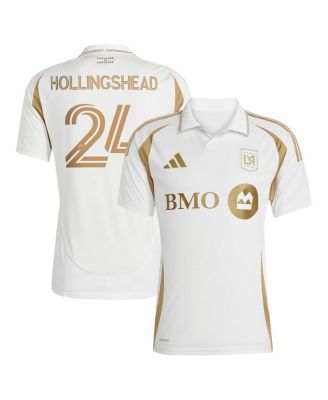 adidas - Men's Ryan Hollingshead White LAFC 2025 Secondary Replica Player Jersey