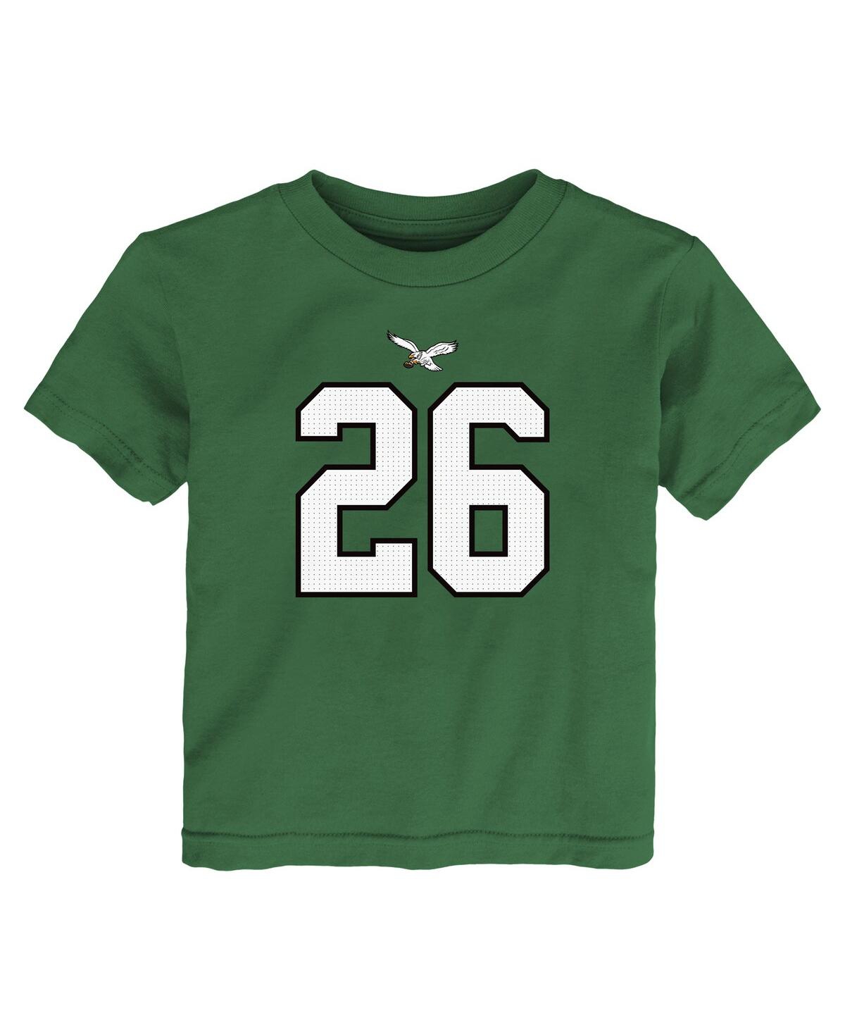 Nike Toddler Saquon Barkley Kelly Green Philadelphia Eagles Player Name Number T-shirt