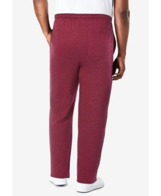 Big & Tall Fleece Open-Bottom Sweatpants