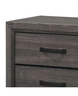 Ambroise 2-Drawer Wooden Side End Table, Nightstand