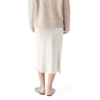 Maternity Crystal Satin Skirt