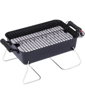 Deluxe Portable Propane Gas Table Top Grill - Black
