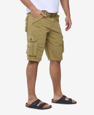 Big & Tall Cargo Shorts Camo & Solid Colors 12.5" Inseam Knee Length Classic Fit Multi Pocket