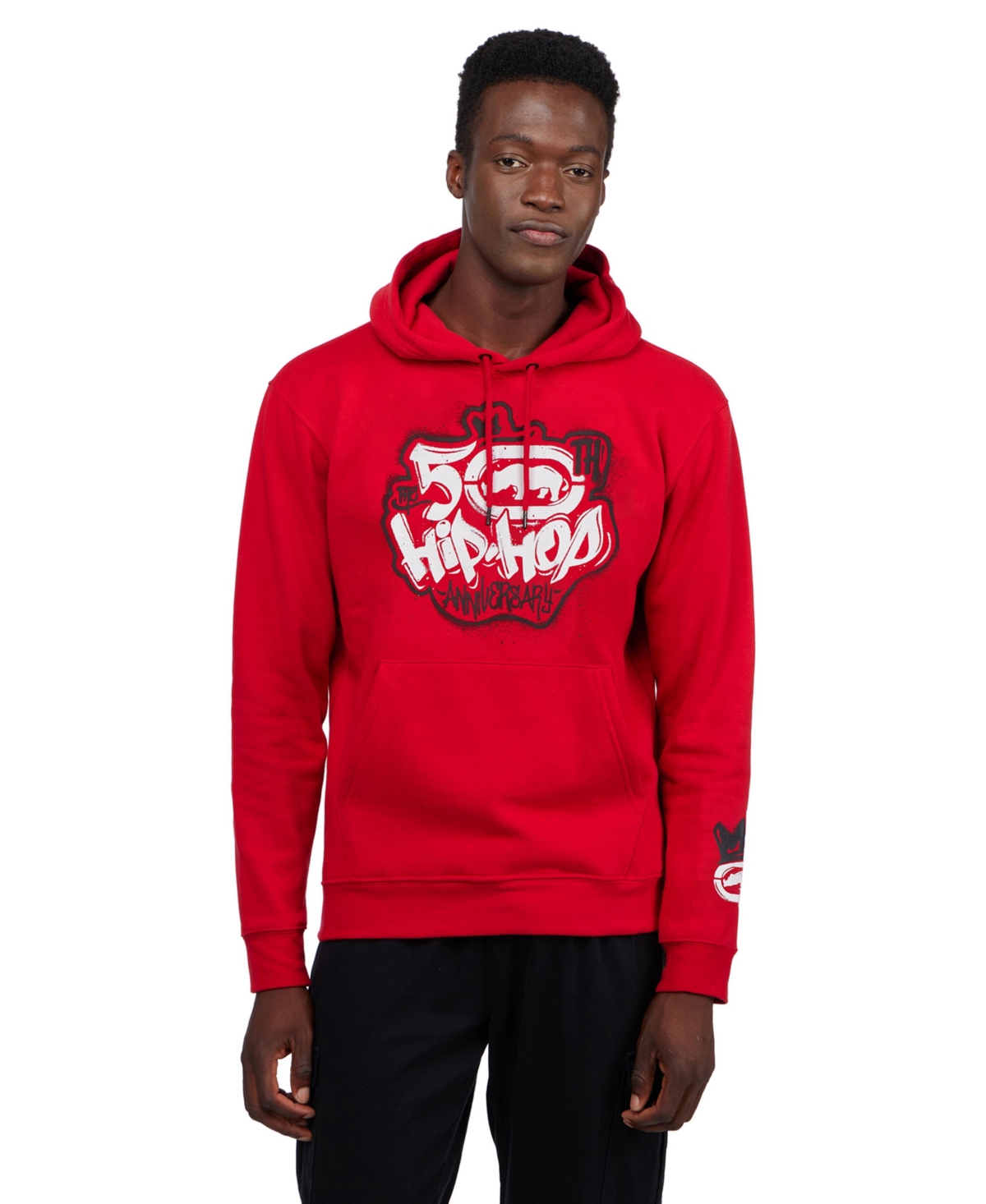 Men's Say It Spray It Long Sleeve Hoodie - True red