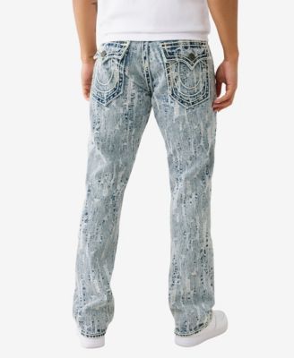 TRUE RELIGION RICKY ROPE ストレートジーンズ RICKY ROPE STITCH STRAIGHT JEAN - 2SB Body Rinse Black
