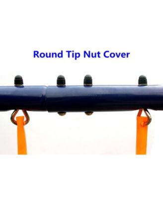 Swing Sets for Backyard, 700 LBS Outdoor Swing Set with 2 Swing Seat, 1 Glider, 1 Slide & 1 See-Saw