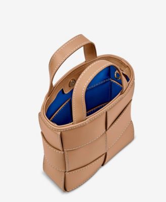 Chloe Handwoven Calfskin Leather Mini Shopper Bag