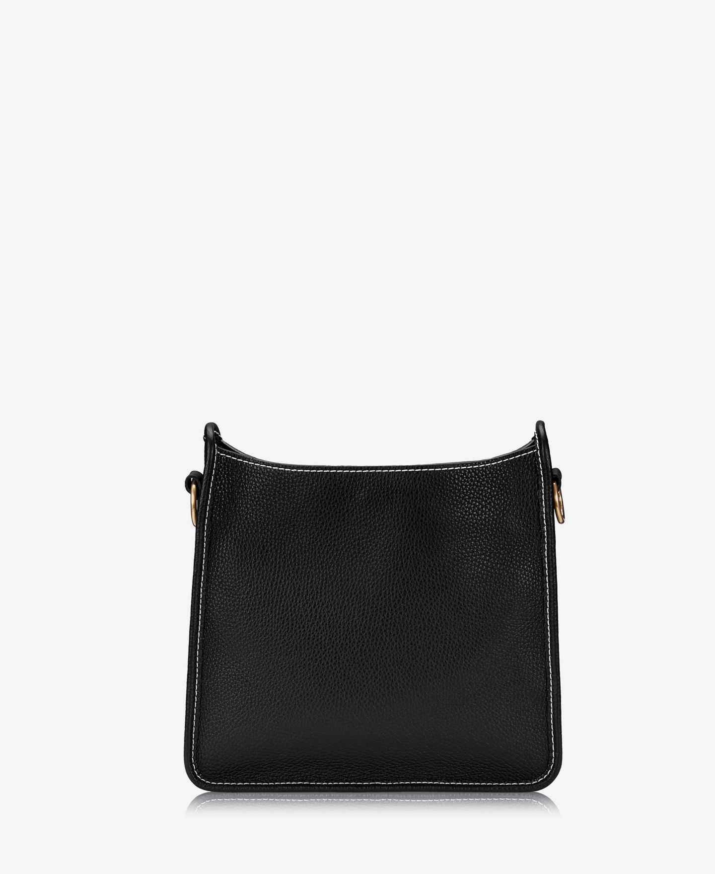 Женская сумка GiGi New York Elle Pebble Leather Crossbody, цвет: Чёрный — фото 2