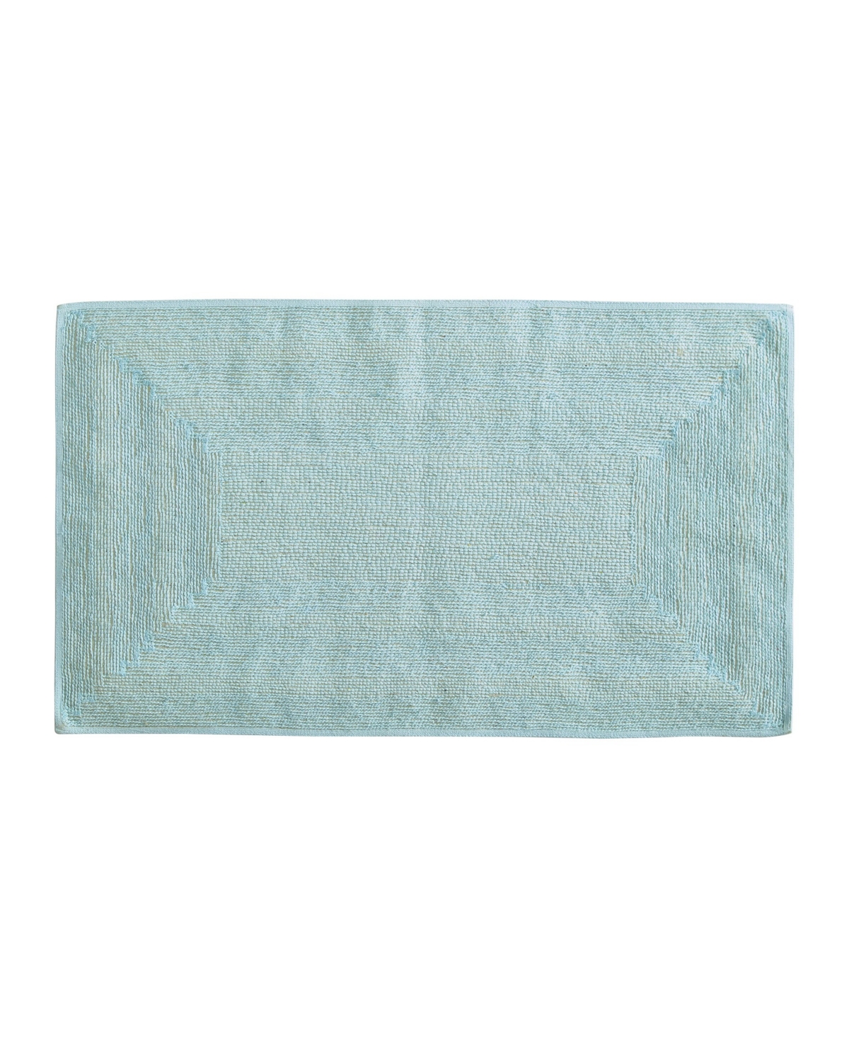 Eddie Bauer Logan Cotton Tufted Bath Rug, 24" X 40" In Blue