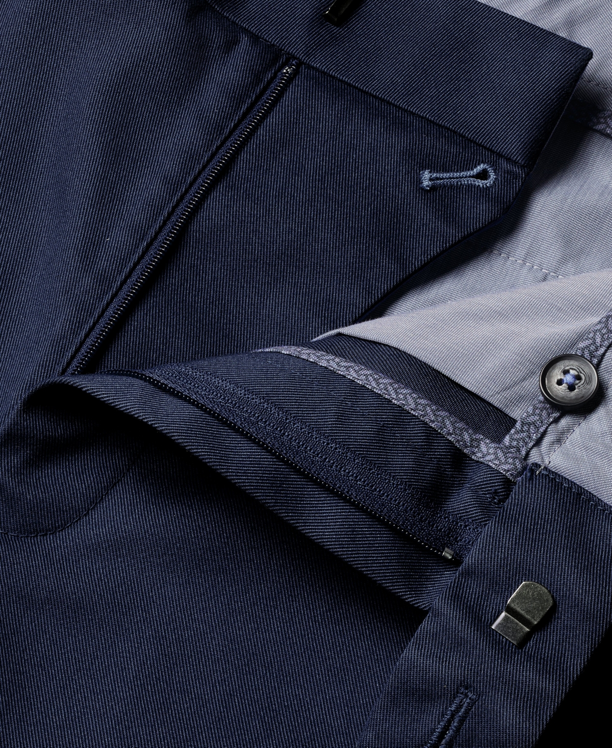 Charles Tyrwhitt Ultimate Non-iron Chinos In Blue