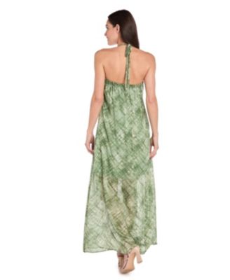 Women's Printed Sleeveless Maxi Dress