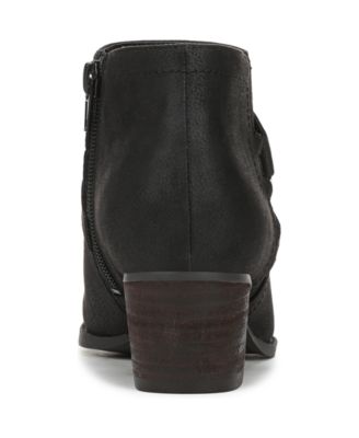 Women's Bryce Zip Round Toe Block Heel Short Boots