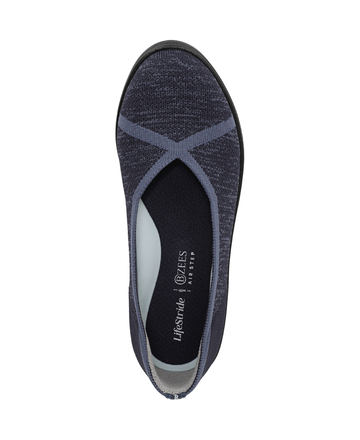 Lifestride Women's Award Washable Round Toe Ballerina Flats In Blue