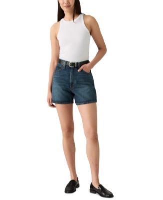 Levi's Women's Cotton Cinch-Waist Denim Shorts Macy's