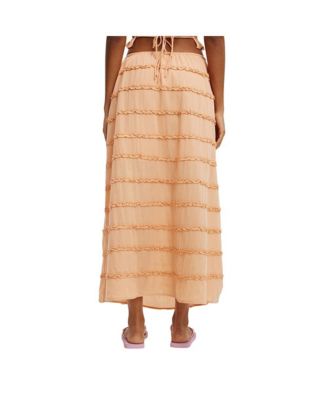 Women's Jet Set Tiered Maxi Skirt