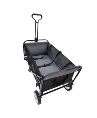 Collapsible Utility Wagon Cart - 360lb Capacity, All-Terrain Wheels