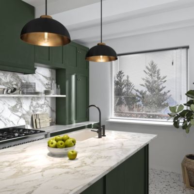 Janie Black Gold Pendant Light 15.50" Wide Modern Industrial Dome Metal Shade Fixture for Dining Room House Foyer Kitchen Entryway Bedroom Living High Ceilings - Possini Euro Design