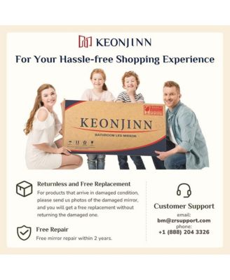 24x32 Inch Brushed Gold Bathroom Vanity Mirror Tempered Glass Metal Framed