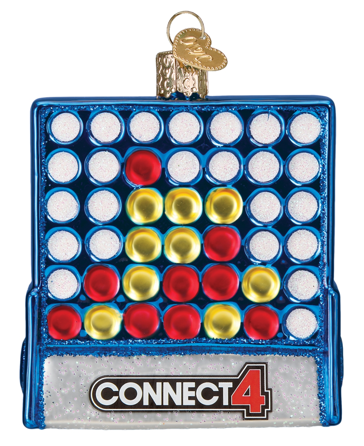 Old World Christmas 3.5" Hasbro Connect 4 Ornament