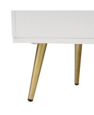 Metal & Wood Dining Cabinet - 3 Drawers, 2 Doors