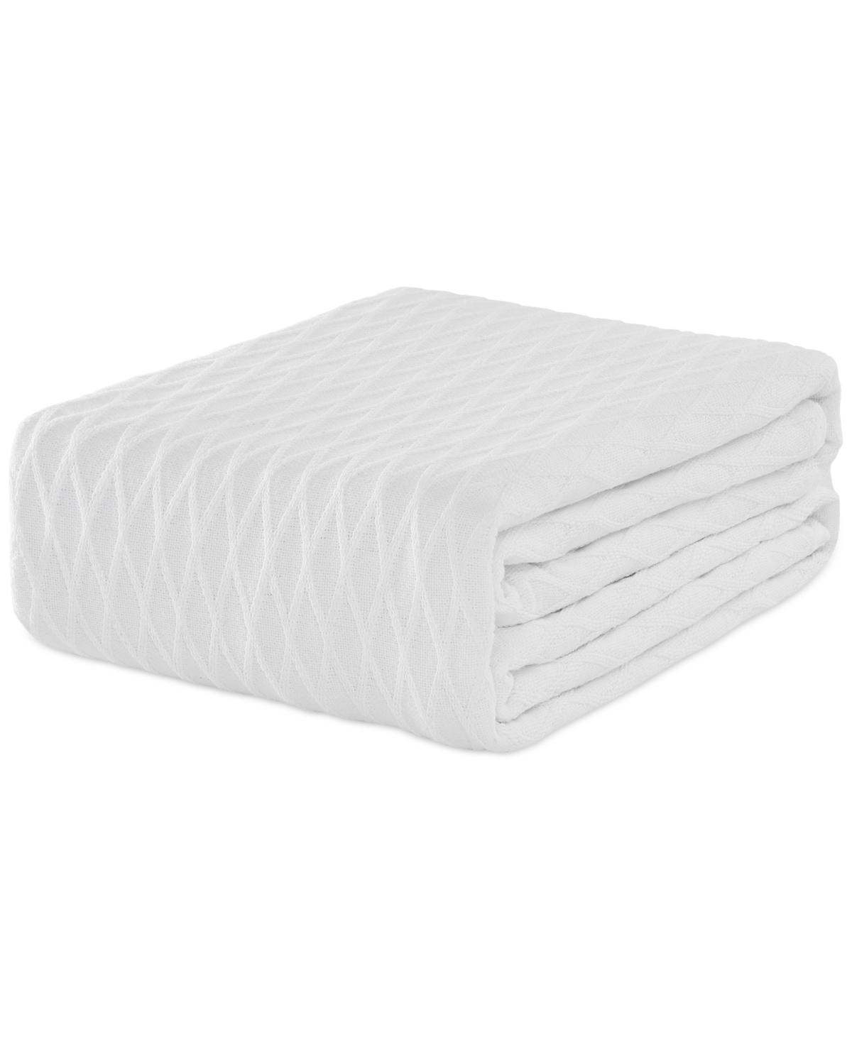 Ralph Lauren Classic Cotton Blanket, Twin In White