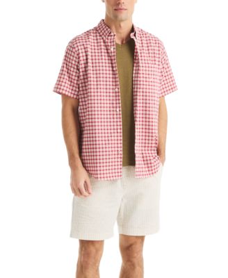 Men's Plaid Short-Sleeve Shirt