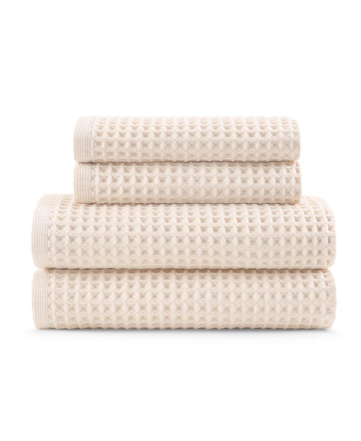 Dkny Pure Yarn Dyed Waffle Cotton Bath And Hand Towel 4-piece Set