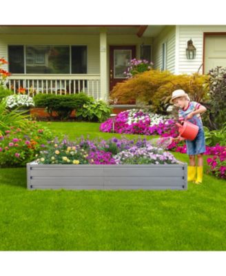 6x3x1 ft Metal Raised Garden Bed - Easy Assembly & Durable