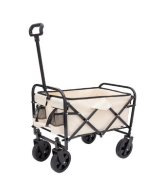 Collapsible Utility Wagon Cart - 225lb Capacity - Cream