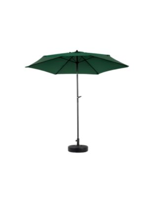 9FT Outdoor Patio Umbrella - Tilt & Crank, Dark Green