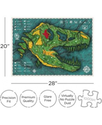 Jurassic World Map 1000 Piece Jigsaw Puzzle