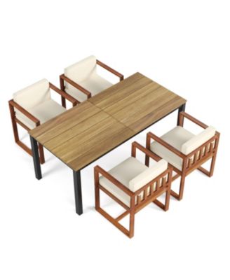 Patio Dining Table and Chairs Set of 5