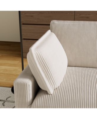 Streamdale Beige Modular Sectional Sofa with Pillows for Living Room and Bedroom