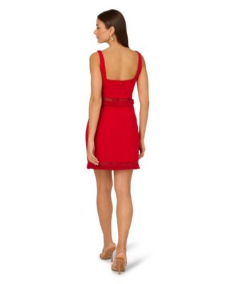 Women's Square-Neck Sheath Dress