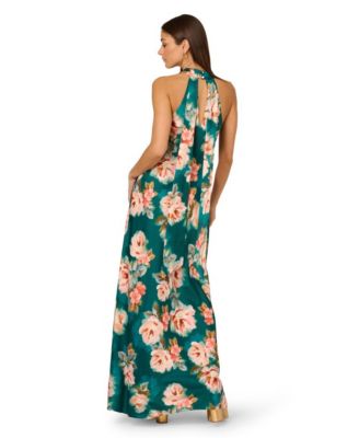 Women's Sleeveless Halter Gown