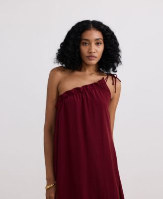 Women's One-shoulder Midi dress
