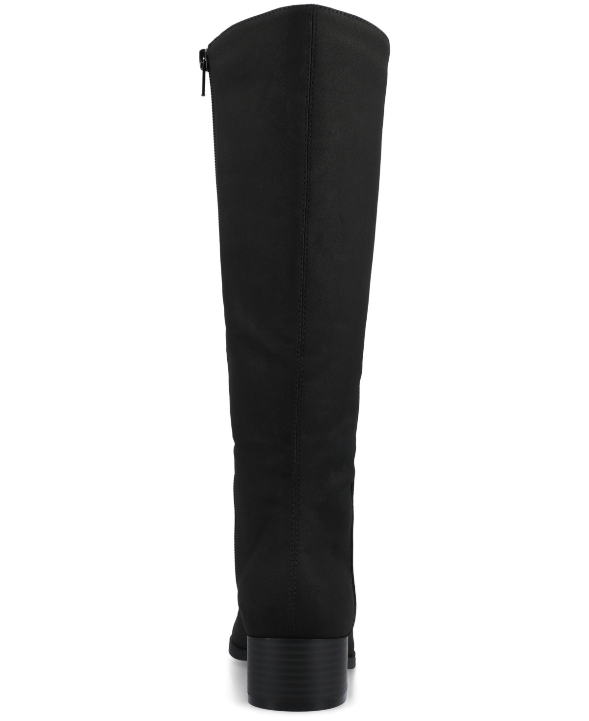 Journee Collection Women's Devri Block Heel Extra Wide Calf Knee High Boots In Black