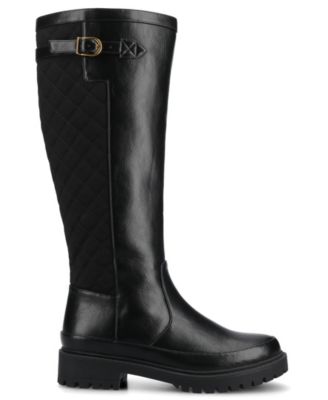 Journee Collection Women's Zemmie Lug Sole Knee High Boots