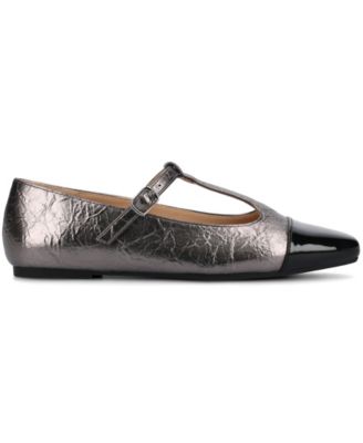 Women's Theah T-Strap Cap Toe Mary Jane Flats