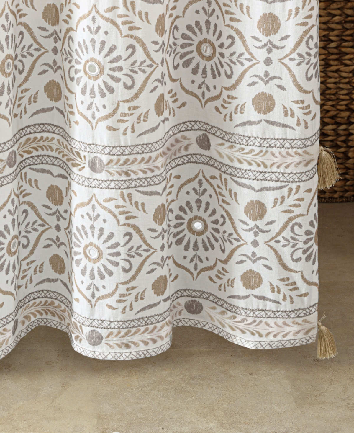 John Robshaw Rangila Shower Curtain, 72" X 72"