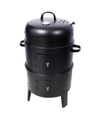 Charcoal Smoker Grill - 16" Vertical BBQ