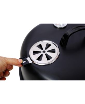 Charcoal Smoker Grill - 16" Vertical BBQ