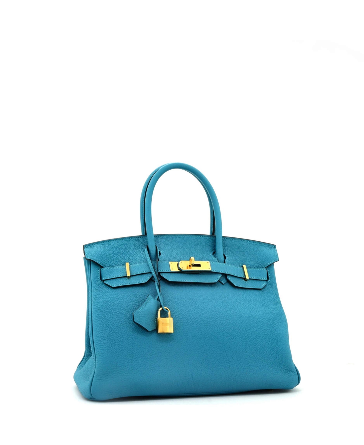 Pre-Owned Hermes Birkin Handbag Togo with Gold Hardware