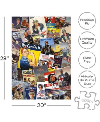 Smithsonian War Posters 1000 Piece Jigsaw Puzzle