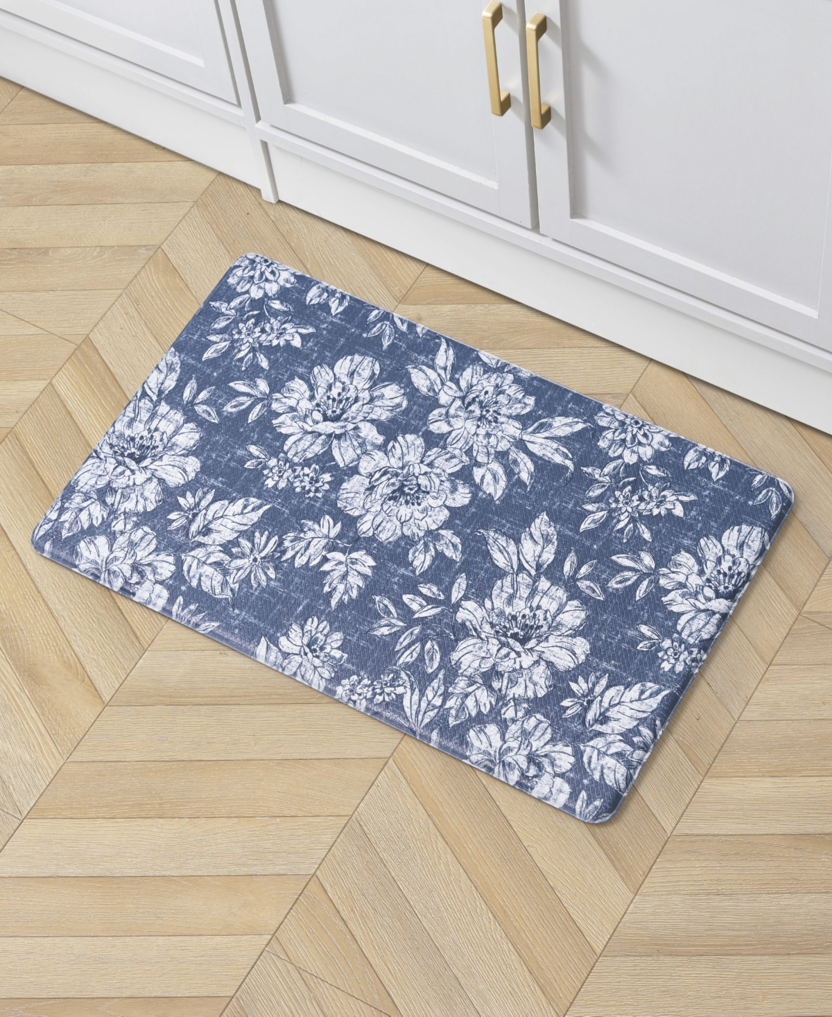 Laura Ashley Iris Wellness Mats, 17.5" X 32"